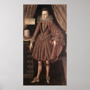 チャールズウェールズ王子としてI、c.1612-13 ポスター
