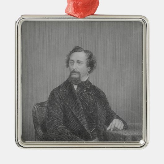 チャールズジョンHuffam Dickens メタルオーナメント (正面)