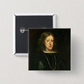 チャールズスペインのII 缶バッジ (正面&裏面)