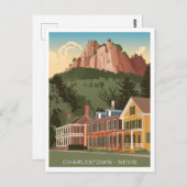 チャールズタウンネイビスヴィンテージ ポストカード (正面/裏面)
