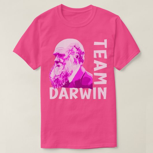チャールズダーウィンポートレート Tシャツ (デザイン正面)