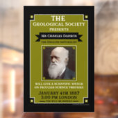 チャールズダーウィンヴィンテージリプロレトロウォールアート ウィンドウサイン (シート2)