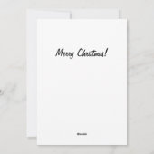 チャールズディケンズ引用文フォークリスマスイブ シーズンカード (裏面)