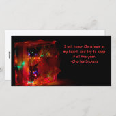 チャールズディケンズ引用文 シーズンカード (正面/裏面)