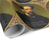 チャールズディケンズ&ハートフェルト引用文 ラッピングペーパー (ロールコーナー)