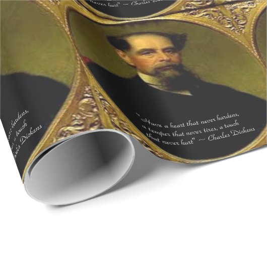 チャールズディケンズ&ハートフェルト引用文 ラッピングペーパー (ロールコーナー)