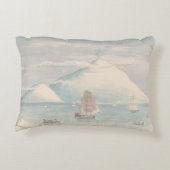 チャールズハミルトンスミス – ボーフォートアイランドと山 アクセントクッション (裏面)