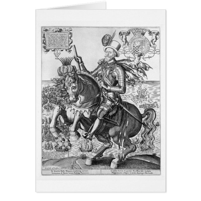 チャールズハワード(1536-1624年)の乗馬のポートレート (正面)