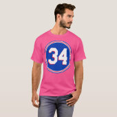 チャールズバークレーNumber 34 Jersey Philadelphia 76Er Tシャツ (正面フル)