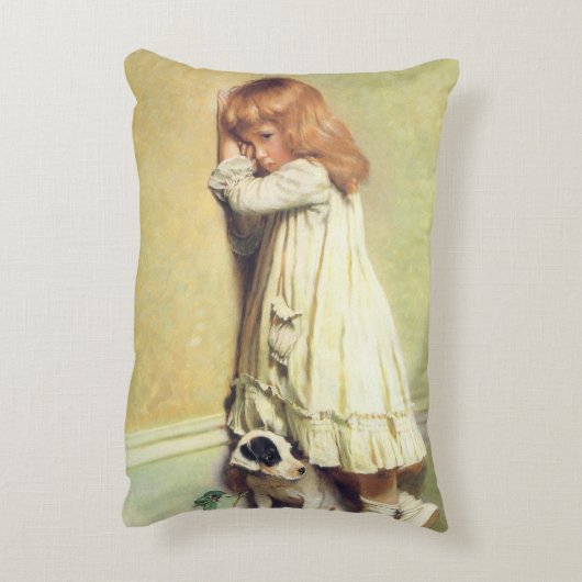 チャールズバートン理容師の不名誉に アクセントクッション (裏面(縦))