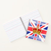 チャールズパーソナライズされたIII王記の戴冠 ノートブック (内部)