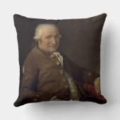 チャールズピエールPecoul 1784年のポートレート(カリフォルニアの油 クッション (裏面)