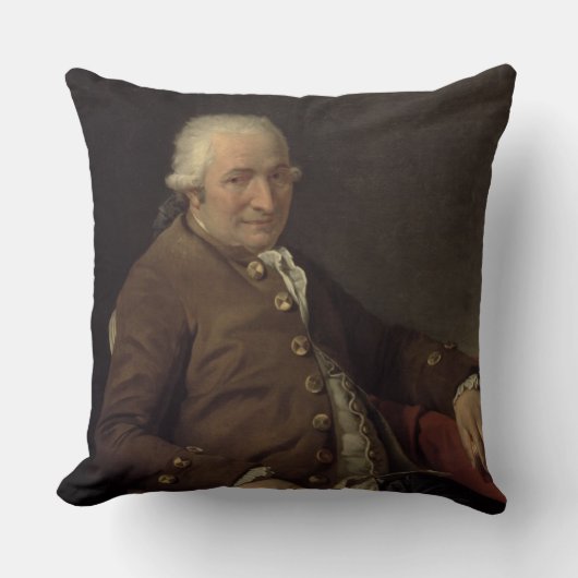 チャールズピエールPecoul 1784年のポートレート(カリフォルニアの油 クッション (正面)