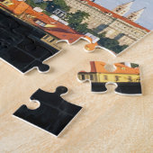 チャールズブリッジオールドタワー&プラハキャッスル-チェコR ジグソーパズル (側面)