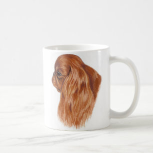 チャールズマグルビー色王スパニエル犬(無頓着ではない) コーヒーマグカップ