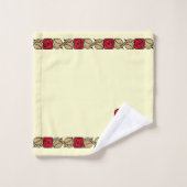 チャールズマッキントシュアーツ&クラフツスタイルバラフリーズ バスタオルセット (ウォッシュタオル)