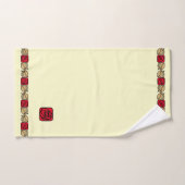 チャールズマッキントシュアーツ&クラフツスタイルバラフリーズ バスタオルセット (ハンドタオル)