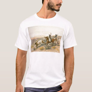 チャールズマリオンラッセル著Buccaroos Tシャツ
