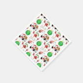 チャールズメリークリスマスの騎士 スタンダードカクテルナプキン (角)