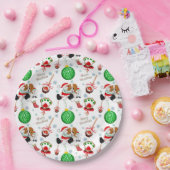 チャールズメリークリスマスの騎士 ペーパープレート (パーティー)