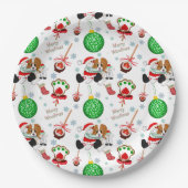 チャールズメリークリスマスの騎士 ペーパープレート (正面)