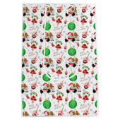 チャールズメリークリスマスの騎士 ミディアムペーパーバッグ (裏面)