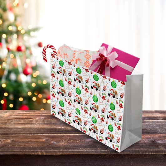 チャールズメリークリスマスの騎士 ラージペーパーバッグ