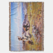 チャールズラッセル1つのブランケット スローブランケット (正面縦)