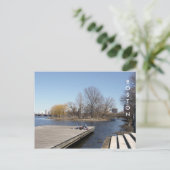 チャールズリバーエスプラネード（カラー） ポストカード (スタンド正面)