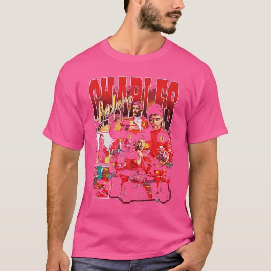 チャールズレクレールレトロブートレッグ Tシャツ (正面)