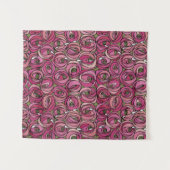 チャールズレニーマッキントッシュフラワーズデザイン タペストリー (正面(横))