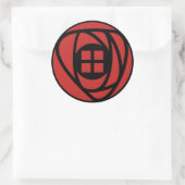 チャールズレンニーマッキントシュアーツ&クラフツスタイルバラ ラウンドシール (バッグ)