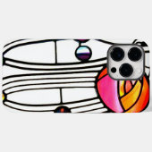 チャールズレンニーマッキントシュフラワーズウィンドウデザイン Case-Mate iPhoneケース (裏面 (横))