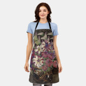 チャールズレンニーマッキントシュペチュニアス エプロン (着用した状態)