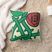 チャールズレンニーマッキントッシュバラパターンスローピロ クッション (ブランケット)