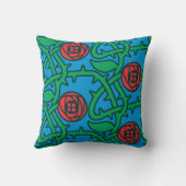 チャールズレンニーマッキントッシュバラパターン クッション (裏面)