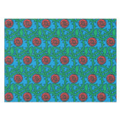 チャールズレンニーマッキントッシュバラパターン テーブルクロス (正面(横))