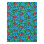 チャールズレンニーマッキントッシュバラパターン テーブルクロス (正面)