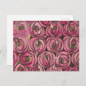 チャールズレンニーマッキントッシュ – バラ シーズンポストカード (正面/裏面)