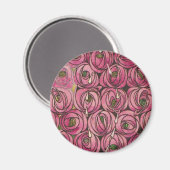 チャールズレンニーマッキントッシュ – バラ マグネット (正面/裏面)