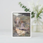 チャールズロビンソン著幽霊のよく出るな庭 ポストカード (スタンド正面)