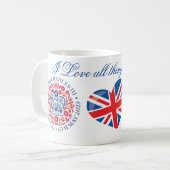 チャールズ三世お祝い杯 コーヒーマグカップ (正面左)