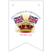 チャールズ三世の戴冠王と旗 バンティングフラッグ (第2の旗)