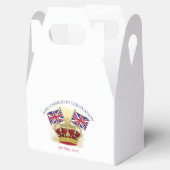 チャールズ三世の戴冠王と旗 フェイバーボックス (オープン)