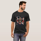 チャールズ三世の第3回英国の戴冠式2023メモール Tシャツ (正面フル)