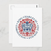 チャールズ三世の記念はがき ポストカード (正面/裏面)