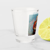 チャールズ三世春の花 ショットグラス (左)