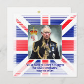 チャールズ三世 招待状 (正面/裏面)