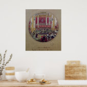 チャールズ十世が騎士を受け入れる ポスター (キッチン)