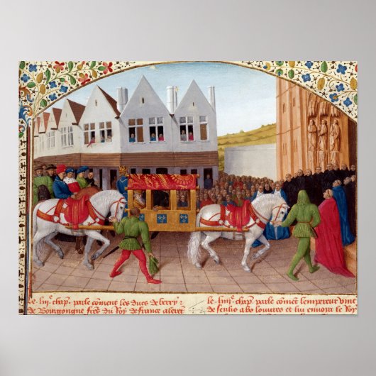 チャールズ四世の到来 ポスター (正面)